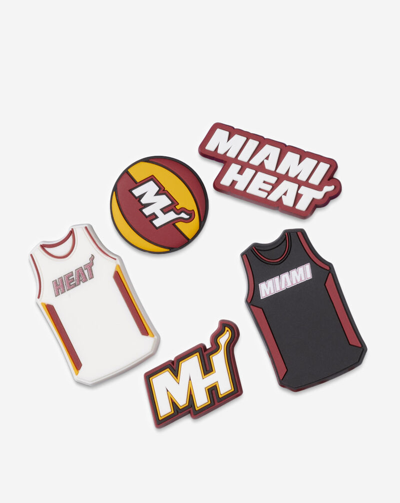 Crocs NBA Miami Heat 5 Pack Jibbitz Charms 10011799 Multi 3