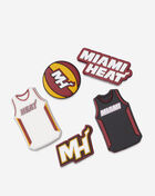 Crocs NBA Miami Heat 5 Pack Jibbitz Charms 10011799 Multi 3
