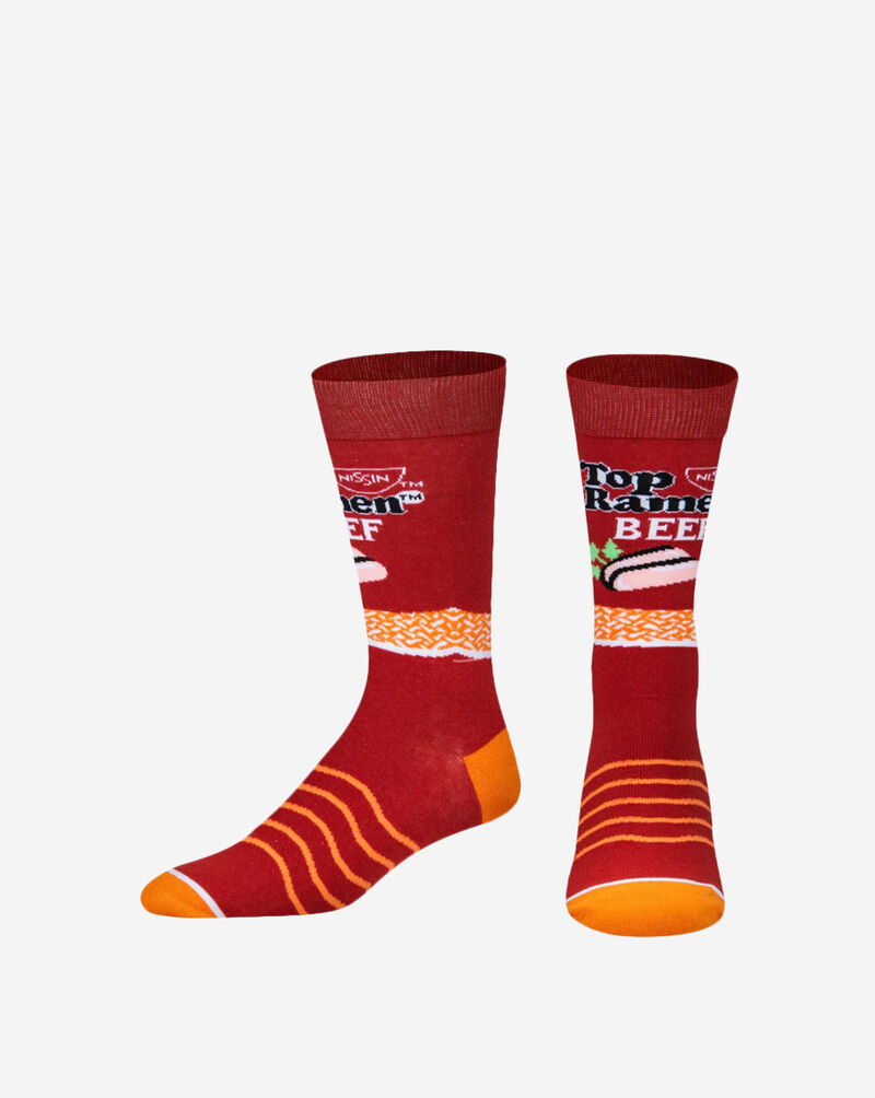 Odd Sox Top Ramen Beef Crew Socks (L) 35978MONCD Multi 3