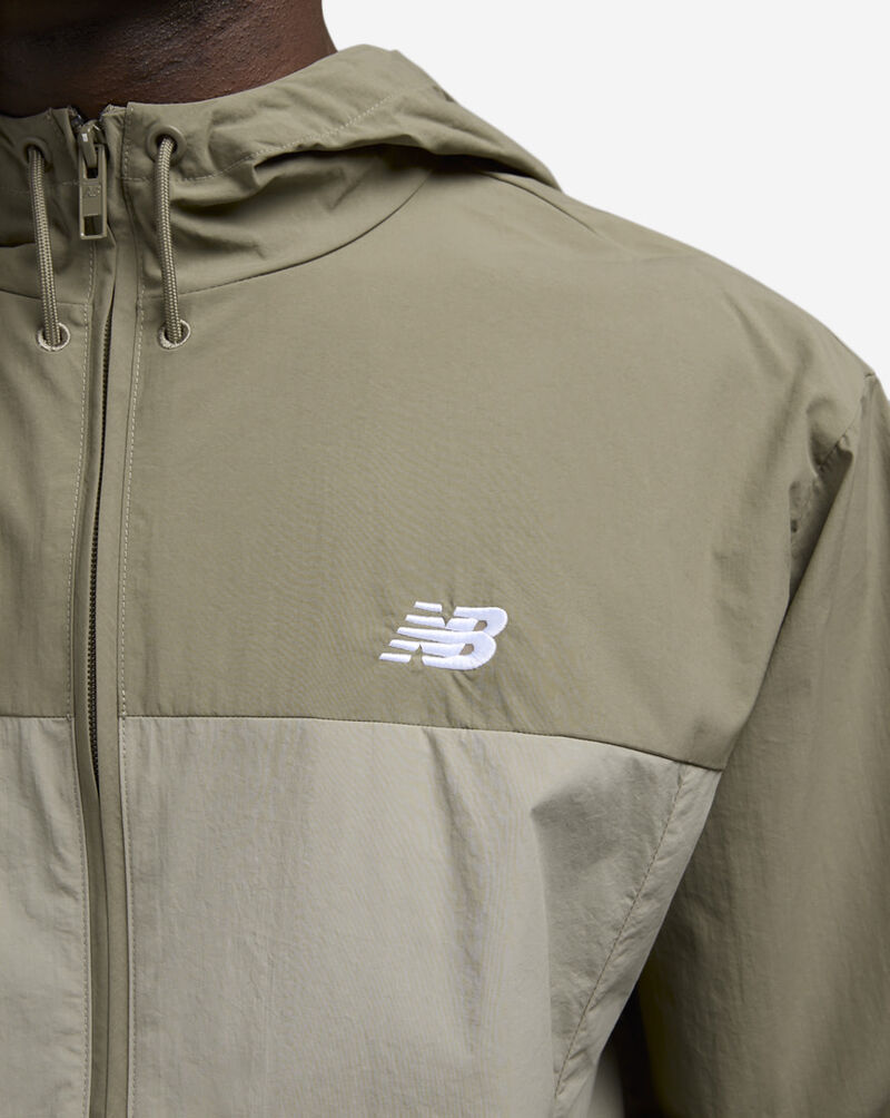 New Balance Athletics Full Zip Woven Jacket MJ41506-DOK Green 3