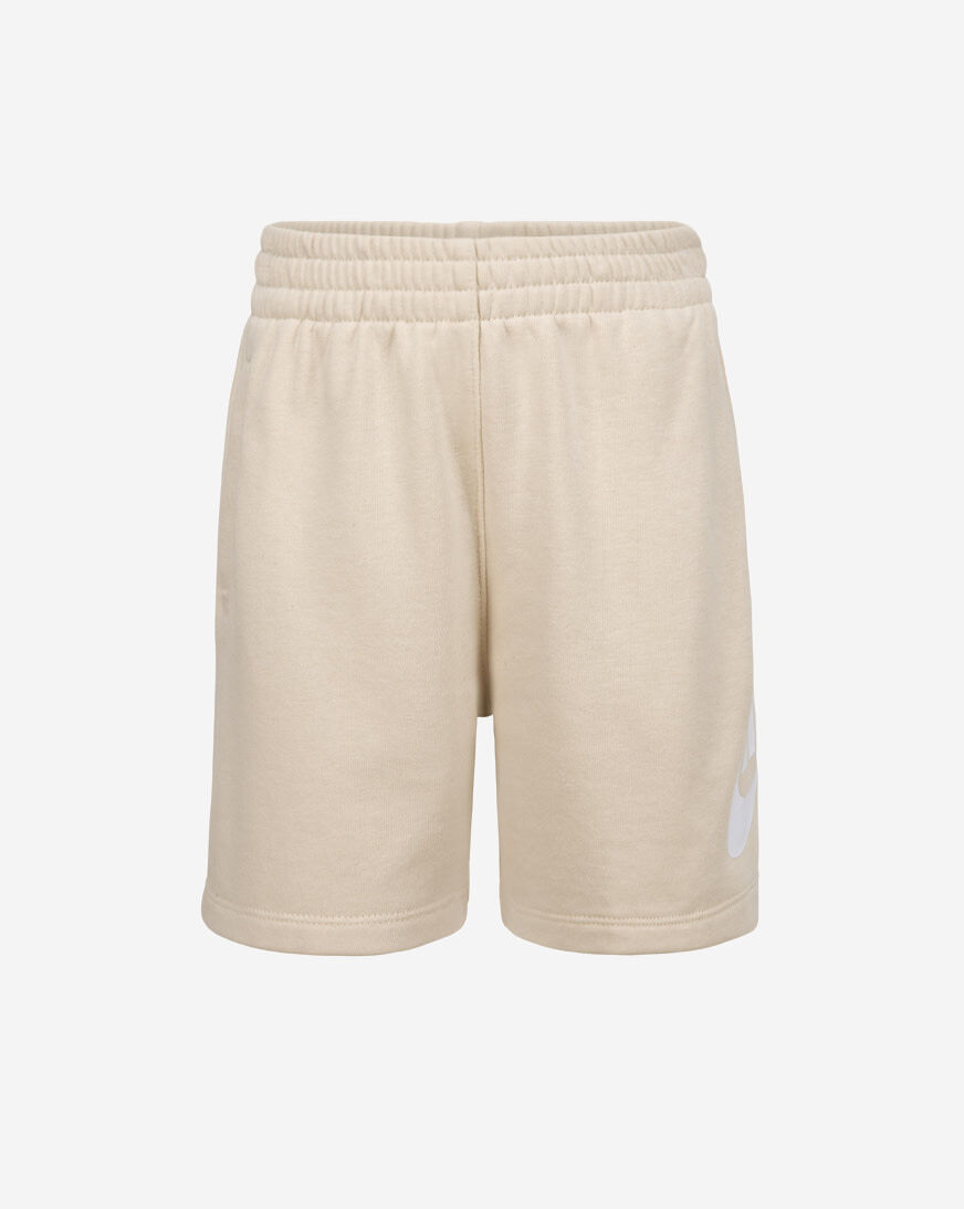 Shop Nike Little Kids' Club Fleece Shorts 86L100-X5C cream