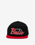 Chicago Bulls Flat Script Snapback Hat
