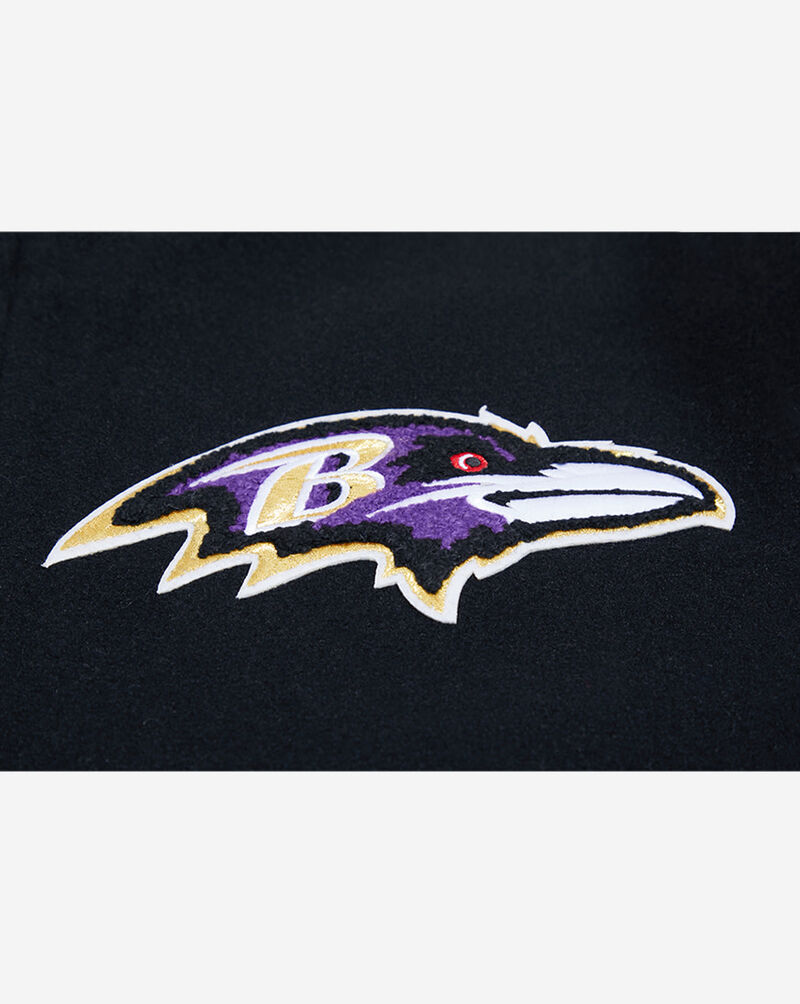 Pro Standard NFL Baltimore Ravens Varsity Jacket FBR641148-BLW Black 4