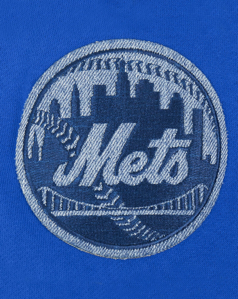PRO STANDARD New York Mets Varsity Blues Fleece Pull Over Hoodie  LNM539128-RYB Blue 4