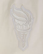 PRO STANDARD New York Liberty Neutral Cotton Jersey Drop Shoulder Tee WNL170010-EGG cream 4