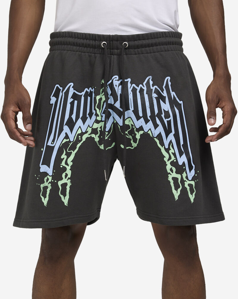 Von Dutch  Logo Fleece Shorts 4VND3A5331-BLK Black 3