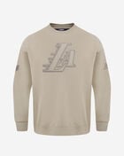 PRO STANDARD Los Angeles Lakers Neutral Drop Shoulder Fleece Crewneck BLL557340-TAU Beige 1