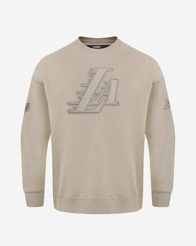 Los Angeles Lakers Neutral Drop Shoulder Fleece Crewneck