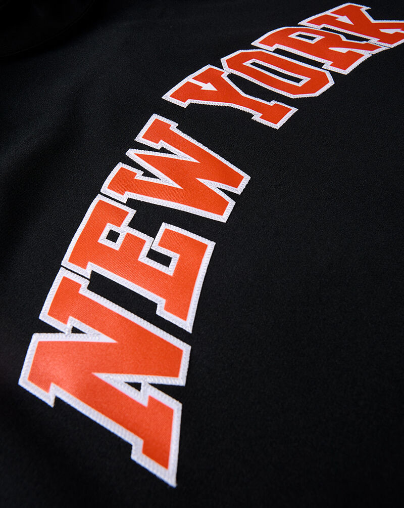 Mitchell  Ness Doomsday 2025 Knicks Shooting Shirt TP17163-NYKBLCK Black 5