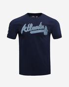 PRO STANDARD Atlanta Braves Varsity Blues Tee LAB139177-MDN Blue 1
