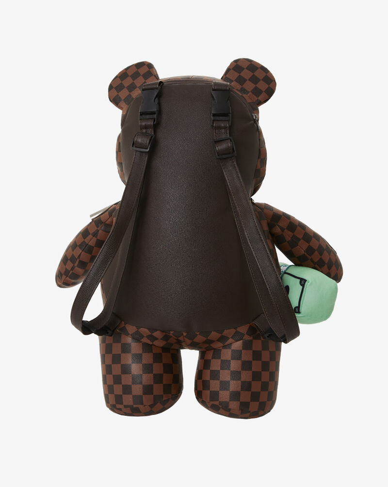 Shop SPRAYGROUND Teddy Bear Checked Backpack 910B4409NSZ brown SNIPES USA