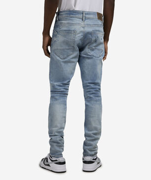 Slim Distressed 5-Pocket Jeans