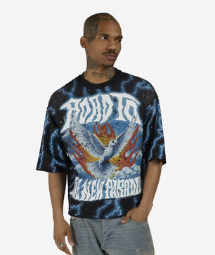 Road to the New Paradigm Mini Terry Cropped Tee