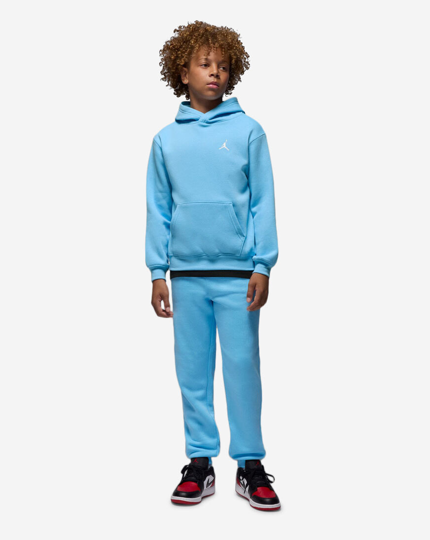 Shop Jordan Big Kids' Brooklyn Fleece Pants 95F113-U9G blue