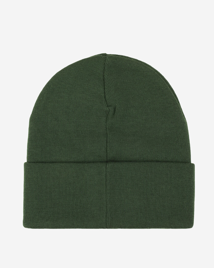 Shop New Balance Flying Knit Cuffed Beanie LAH13034-DAE green