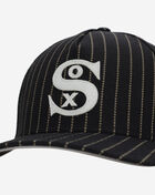 New Era 9Forty Chicago White Sox A-Frame Dotted Pinstripe Energy Snapback Hat  60745185 Black 2