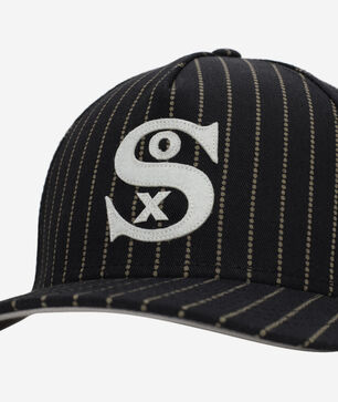 9Forty Chicago White Sox A-Frame Dotted Pinstripe Energy Snapback Hat 