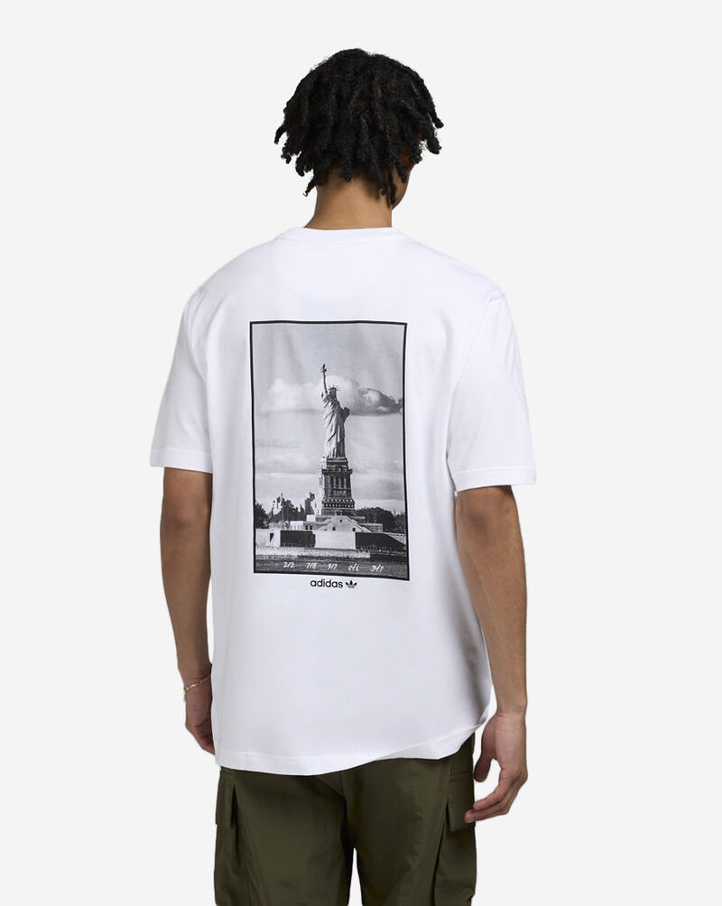 adidas NYC Cityscape Liberty T-Shirt KC5594 White 2
