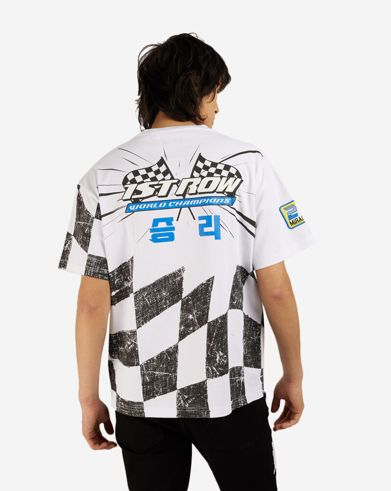 First Row  Graphic Racing Tee FRT2110S-WHT White 2