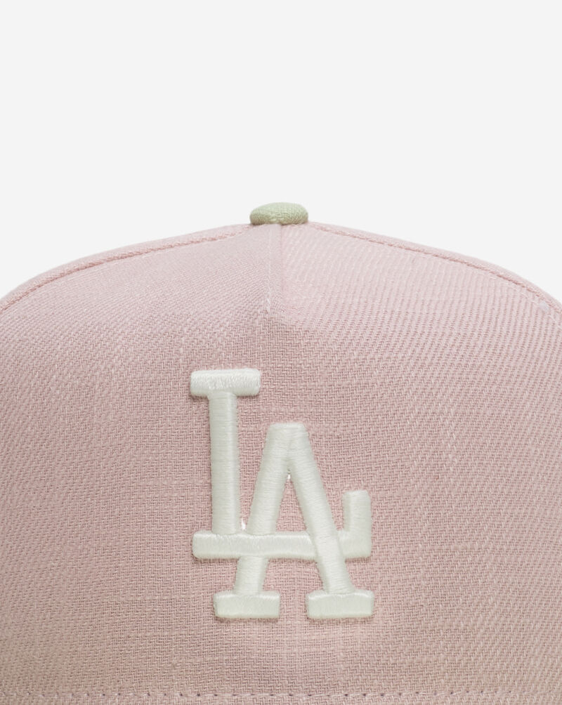 New Era 9Fifty Los Angeles Dodgers A-Frame Snapback Hat 60945076 Pink 2
