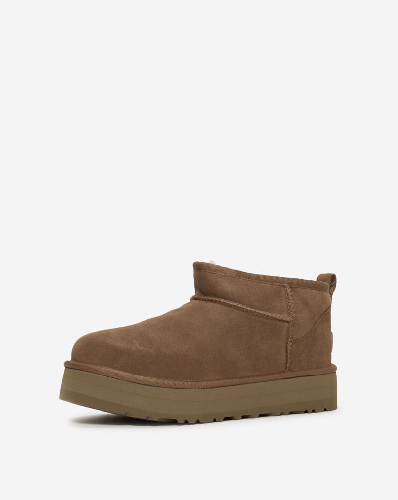 UGG Grade School Classic Ultra Mini Platform 1157791KCHE Brown 2