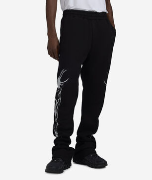 Metallic Neo Tribal Stacked Fleece Pants