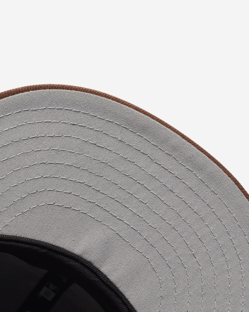 New Era 59Fifty Brooklyn Nets Herringbone 2-Tone Fitted Hat 60586712 Brown 4