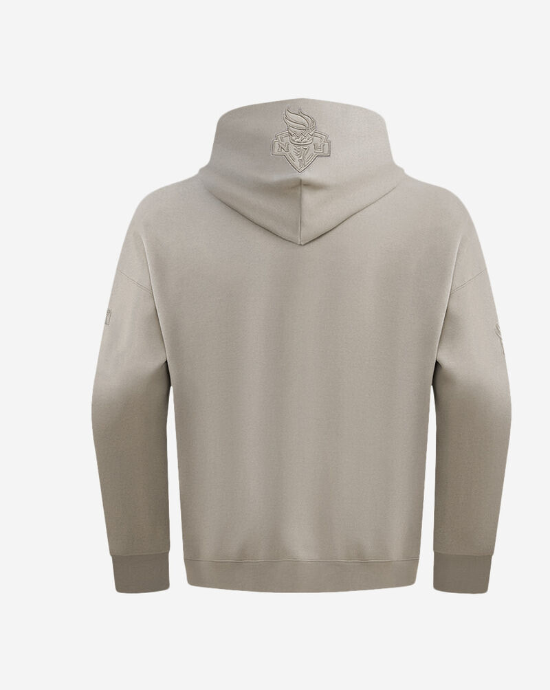PRO STANDARD New York Liberty Neutral Drop Shoulder Fleece Pull Over Hoodie WNL570012-TAU Beige 3