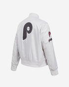 PRO STANDARD Philadelphia Phillies Classic Satin Jacket  LPHU34604-SIL silver 3