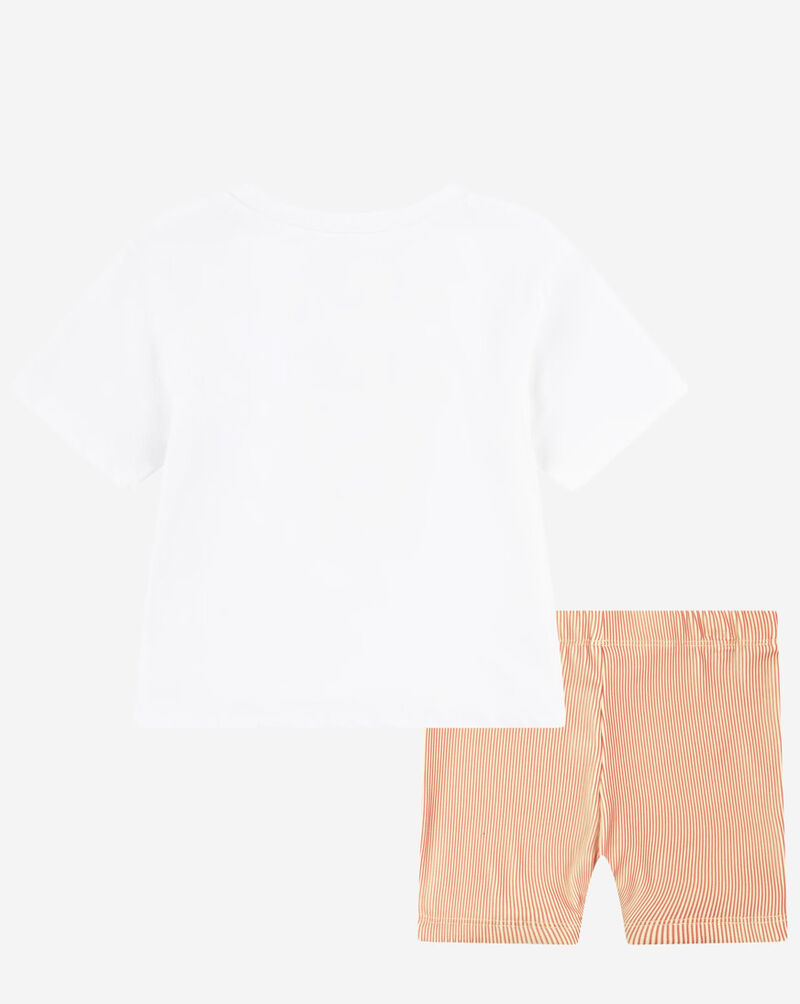 Nike Little Kids' Meta-Morph Bike Shorts Set 26L702-Y6X Yellow 3