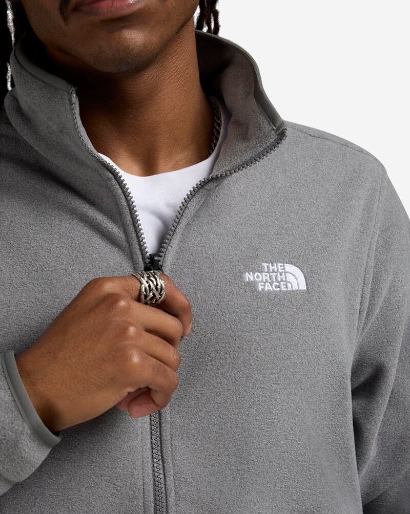 The North Face Glacier Fleece Full Zip Jacket NF0A8D0R-CQI Grey 3