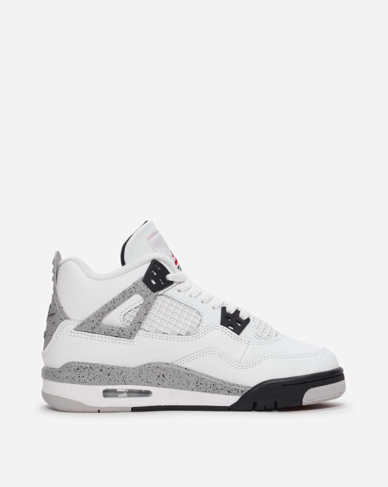 Jordan Big Kids' Air Jordan 4 Retro IB4171-100 White 4