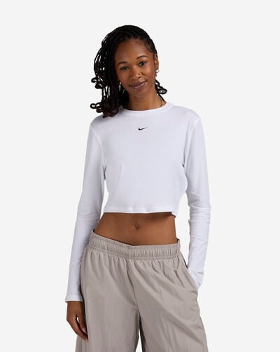 NSW Chill Knit Slim Long-Sleeve Cropped Top