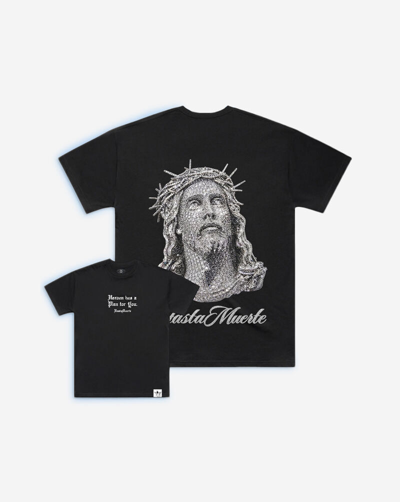 Hasta Muerte Jesus Pendant Tee HM-JESUSPENDANT-TEE-BLACK Black 2