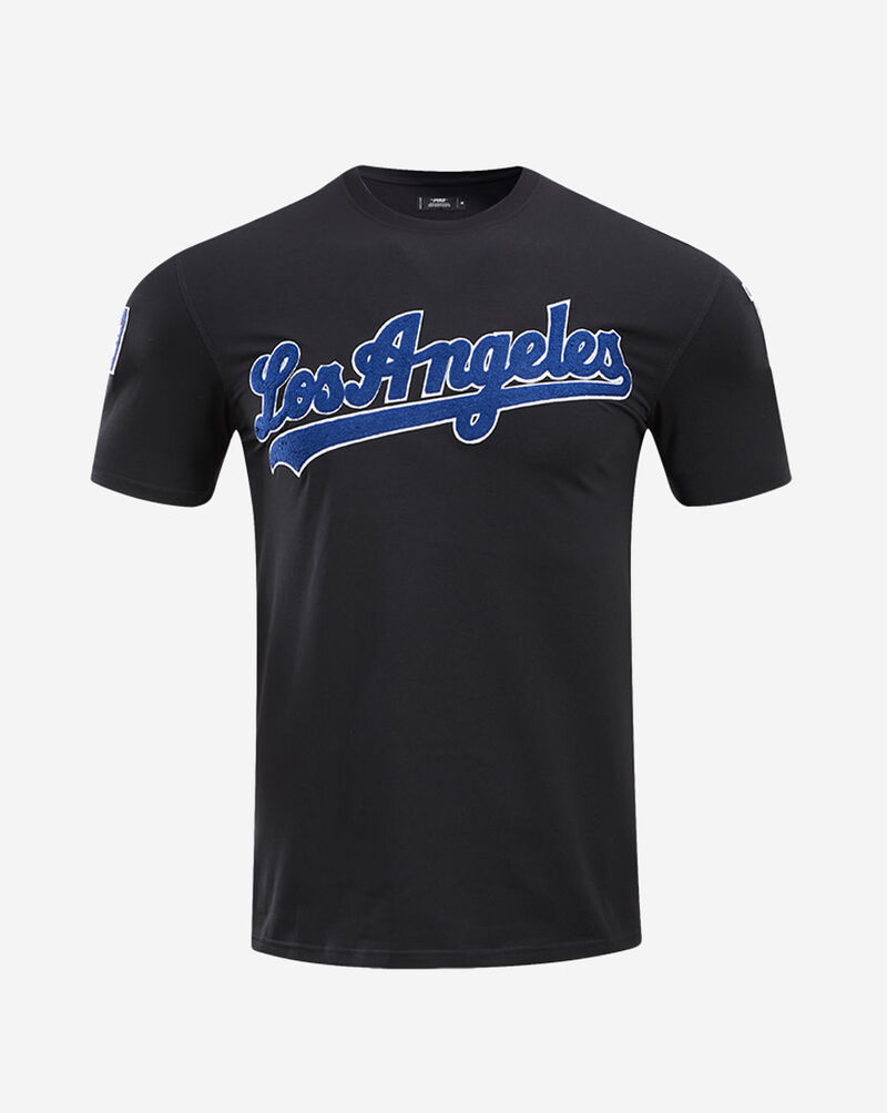 PRO STANDARD Los Angeles Dodgers Short Sleeve Classic Chenille Tee  LLD131604-BLK Black 1