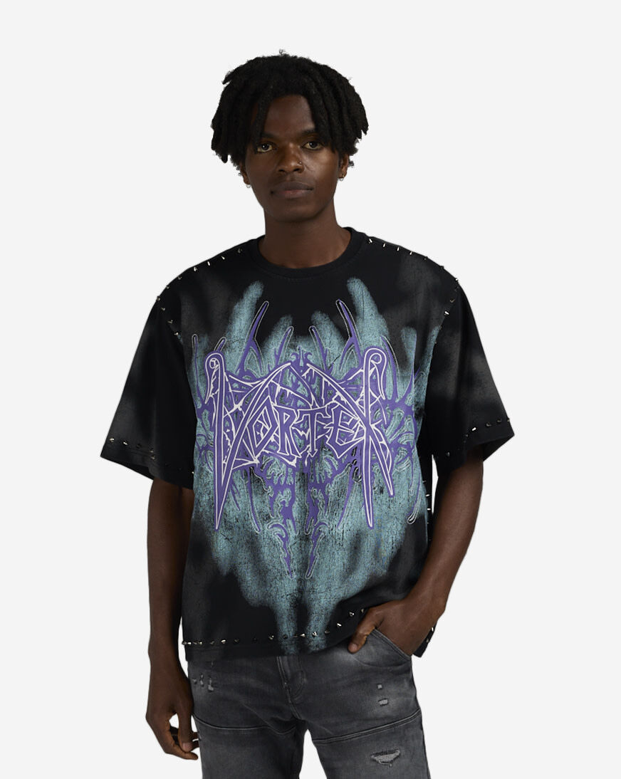 トップス Esan Shop Smoke Rise Chaos Abyss Tee KT26S446SN-STN blue | SNIPES USA