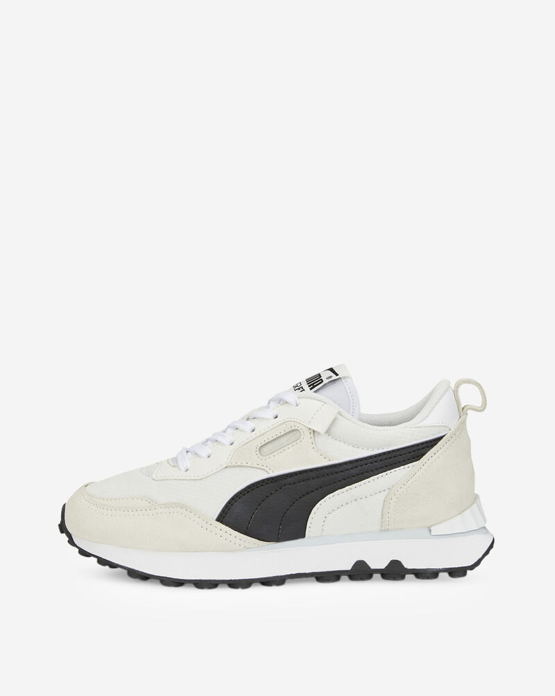 Puma future rider premium sneakers in cream with rubber sole clearance