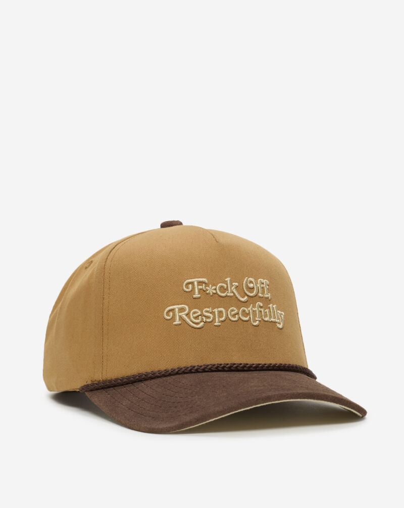 Field Grade Respectfully Twill Suede Trucker Hat 1005038 Brown 1