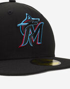 59Fifty Florida Marlins Letter Outline Logo Core Fitted Hat