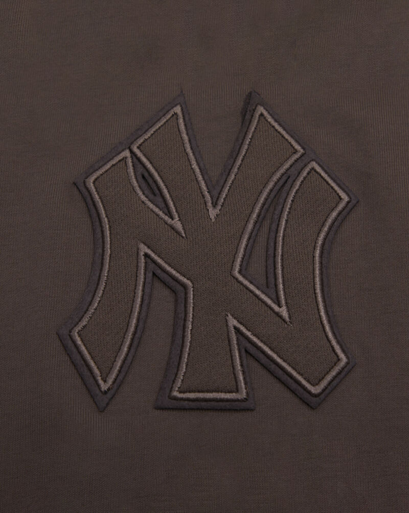 PRO STANDARD New York Yankees Neutral Drop Shoulder Tee LNY136855-DKT Brown 2