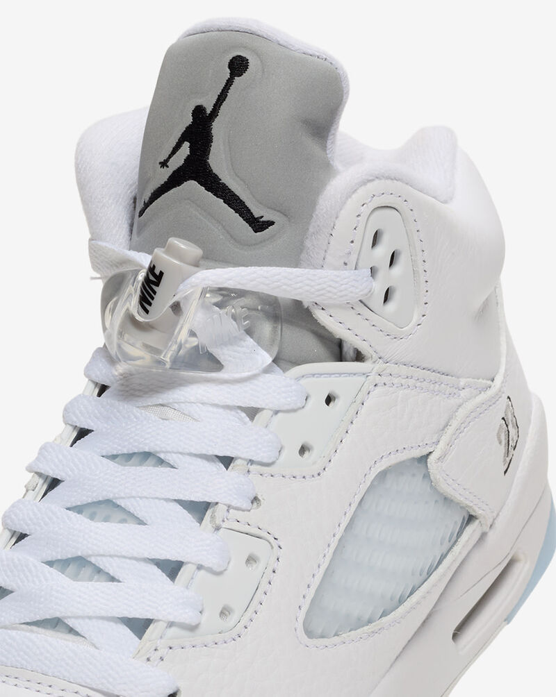 Jordan Big Kids' Air Jordan 5 Retro OG "White Metallic" HQ7980-103 White 9