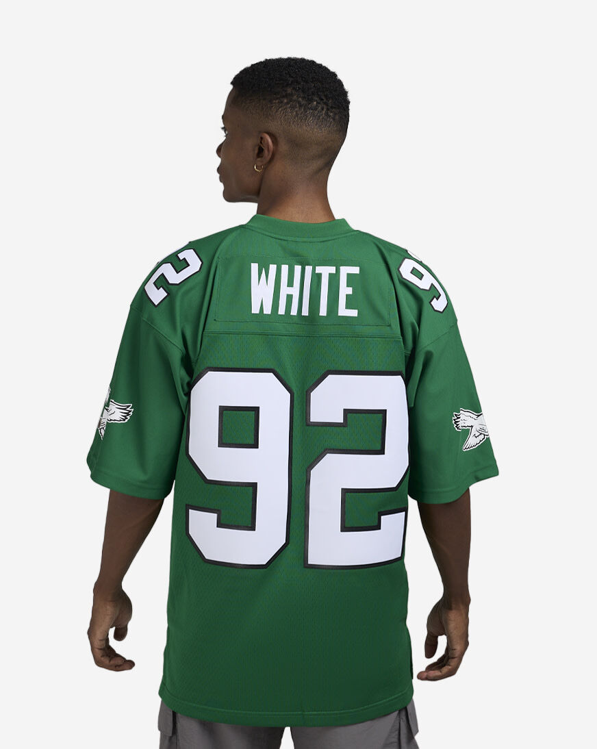 Shop Mitchell Ness Philadelphia Eagles White Legacy Player Jersey