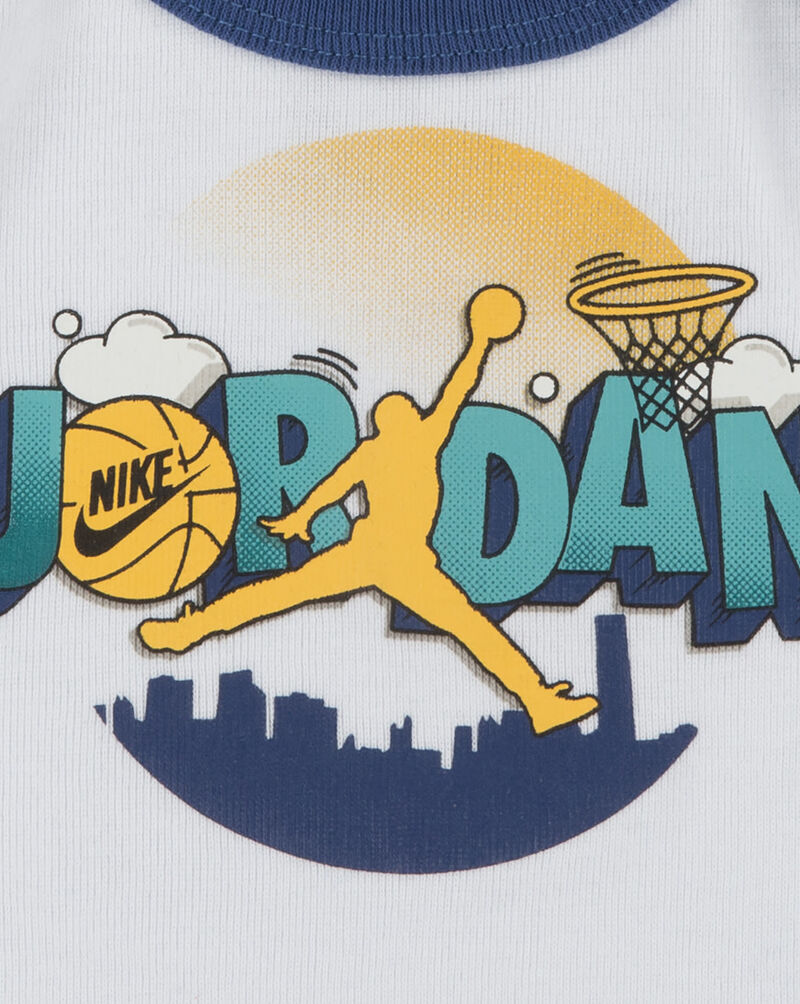 Jordan Infant 4PC Blanket Set NJ0543-001 White 6