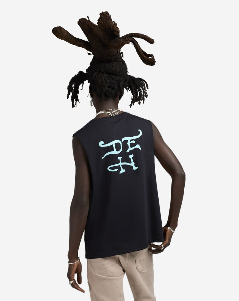 Ed Hardy Skull Top Hat Muscle Tank EHM1000-11-BLK Black 2