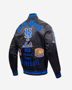 New York Mets Old English Rib Satin Jacket