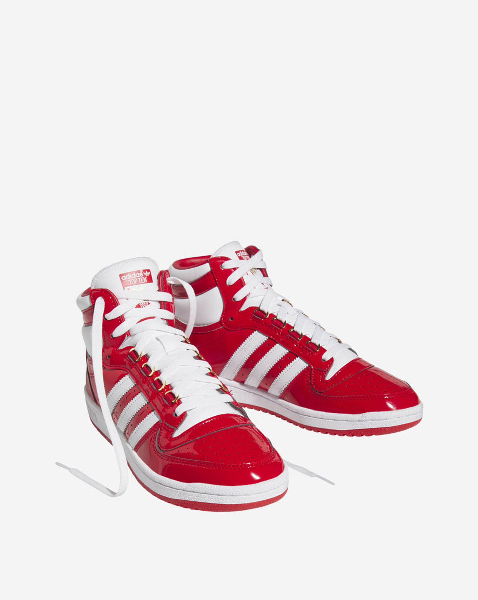 red adidas tops