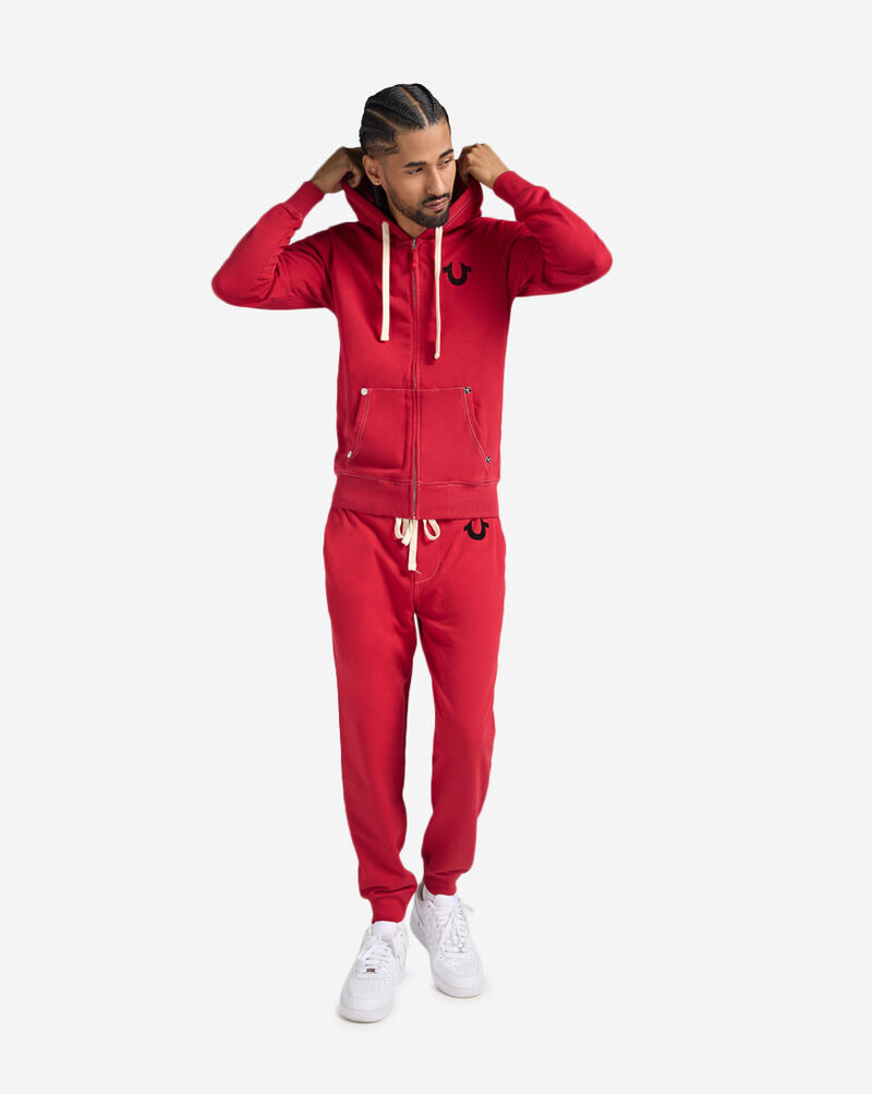True Religion Classic Logo Jogger MA0H023MF4-RED Red 4