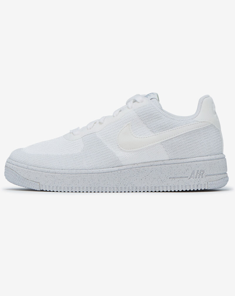 Shop Nike Grade School Air Force 1 Low Crater Flyknit DH3375-100 white ...