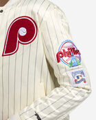 PRO STANDARD Philadelphia Phillies Pinstripe Retro Satin Jacket LPHU314465-ELY White 3