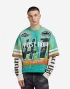 First Row Bright Future Long Sleeve 2Fer Tee FRF3021-TURQ Green 1